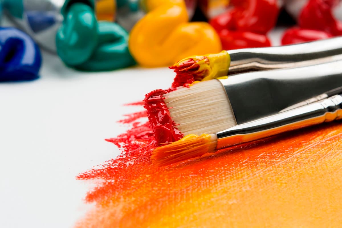 Pinsel und Palette — Malkurs im Atelier