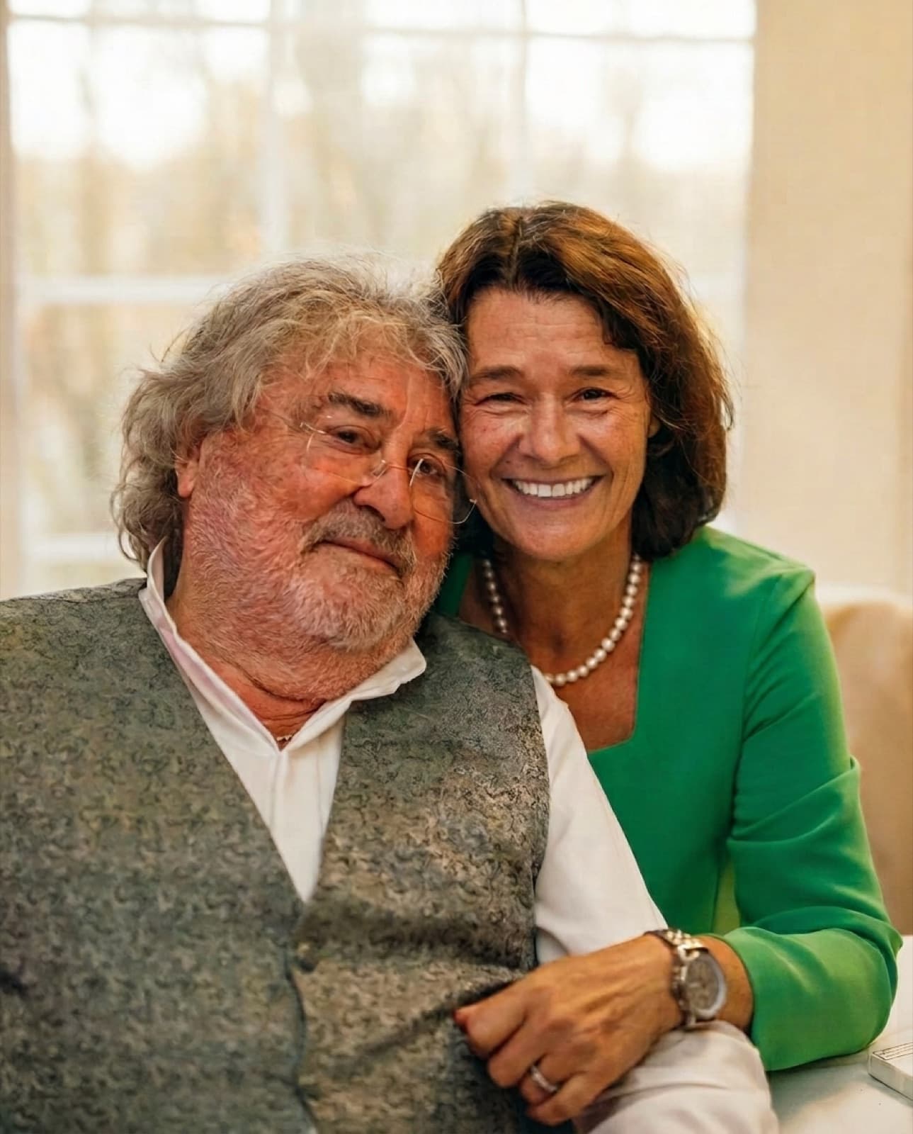 Theo und Brigitte Krötzinger im Atelier der KnochenMühle